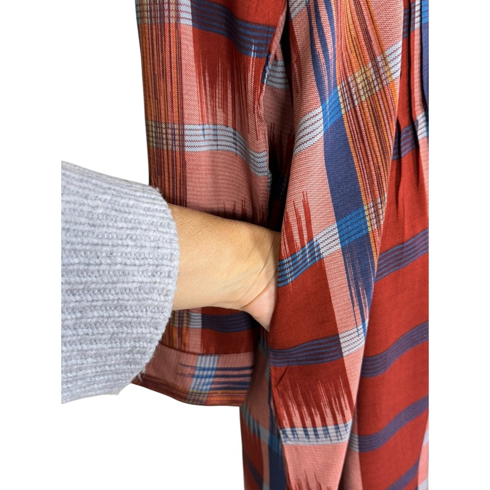 NWT‎ Anthropologie by Tylho Sao Paulo Tunic Dress Shirt Dress Size Medium - Picture 4 of 9
